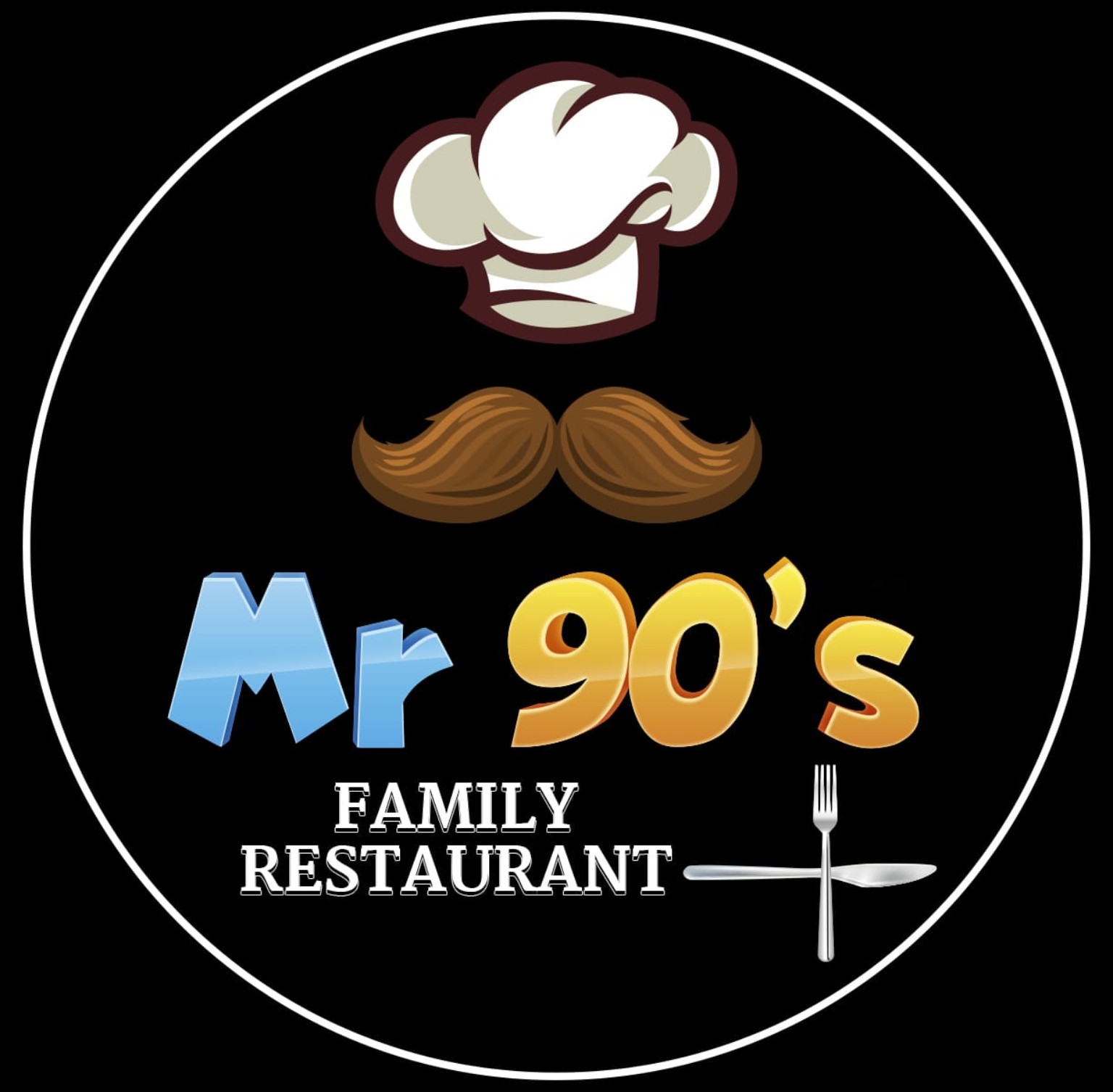 Mr 90's Family Restaurant logo